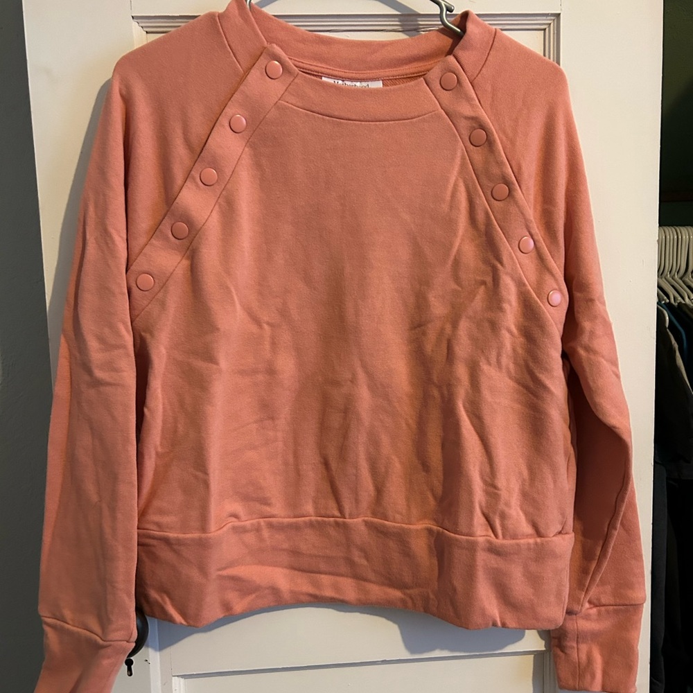Pink nursing sweater